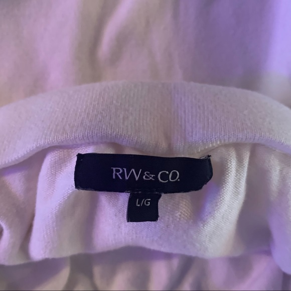 R&W Co. off the Shoulder Top with Ruffle Detail - Picture 4 of 4